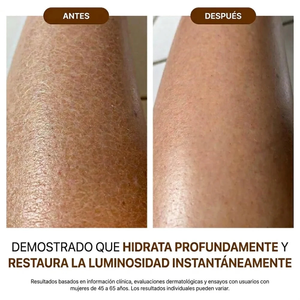 NovaPure ® - Aceite corporal de seda / Redescubre la confianza con una piel más firme, suave y radiante