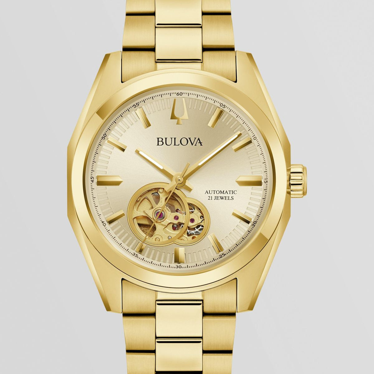 Bulova Surveyor 96A275 – Reloj Automático Clásico para Hombre