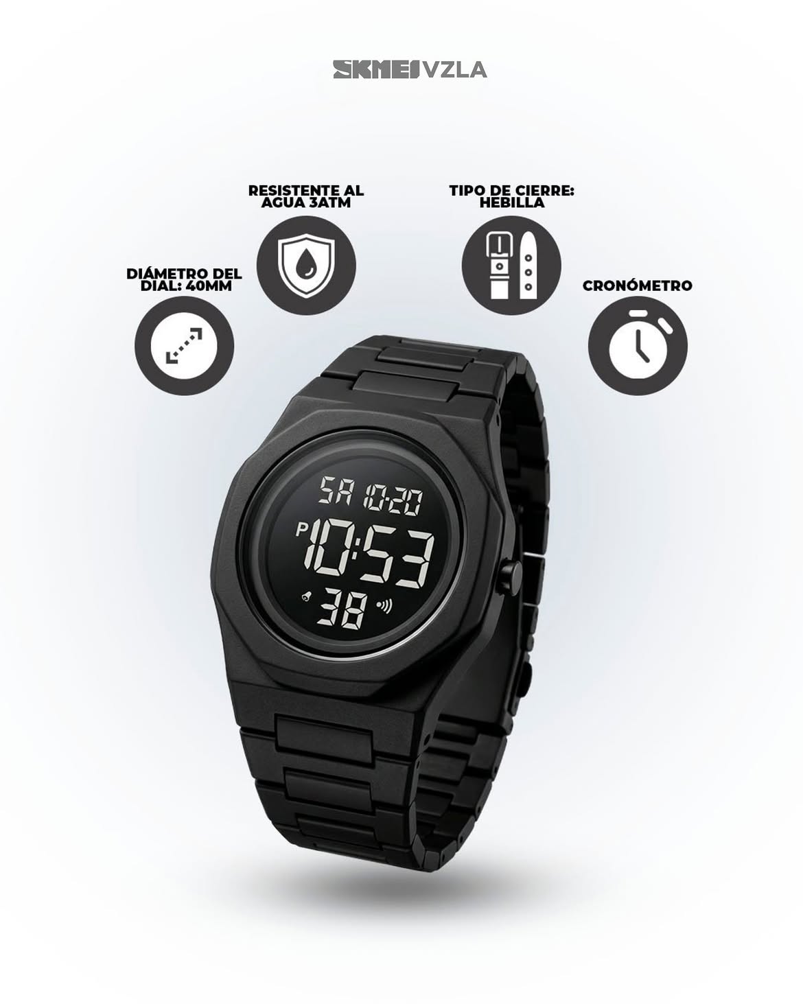 RELOJ SKMEI 1269 - Reloj de lujo con múltiples funciones para hombre