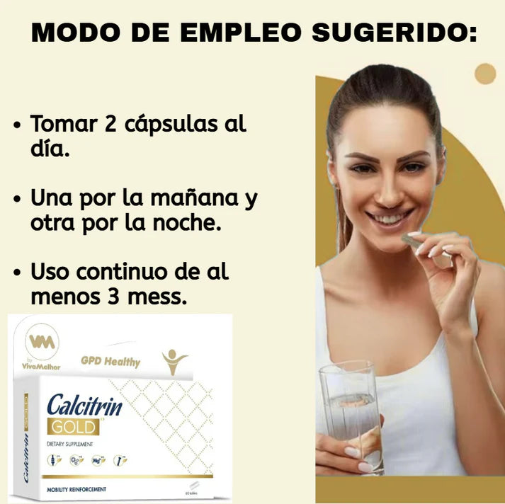 CALCITRIN GOLD - Cápsulas que desinflaman y fortalecen las articulaciones