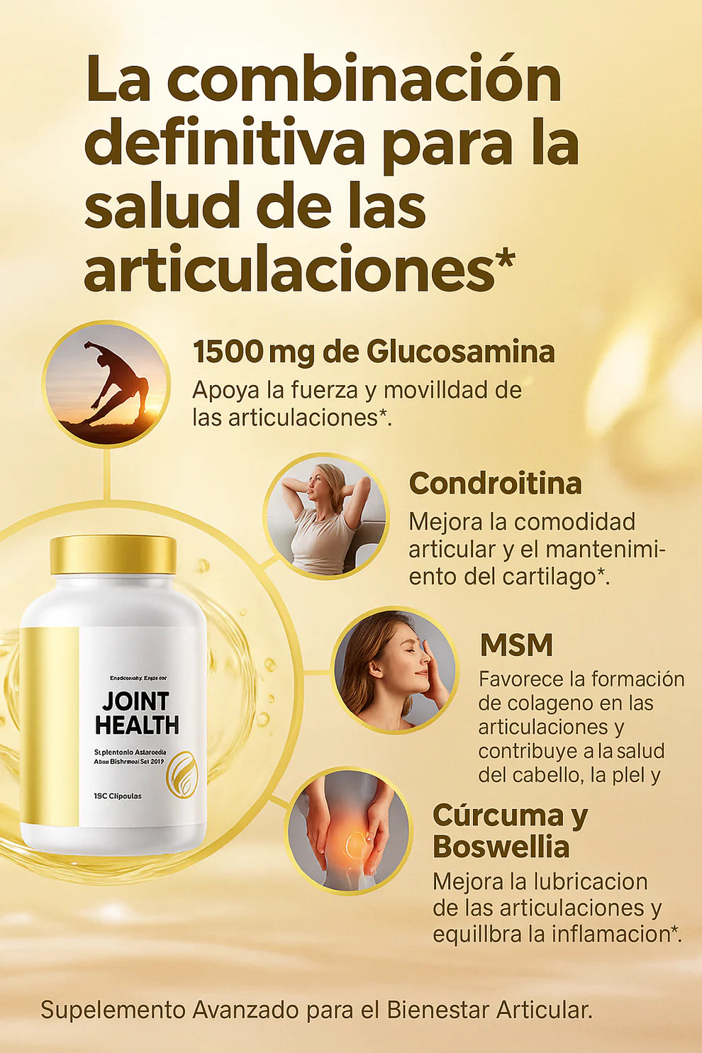 JOINT HEALTH - Cápsulas que desinflaman y fortalecen las articulaciones