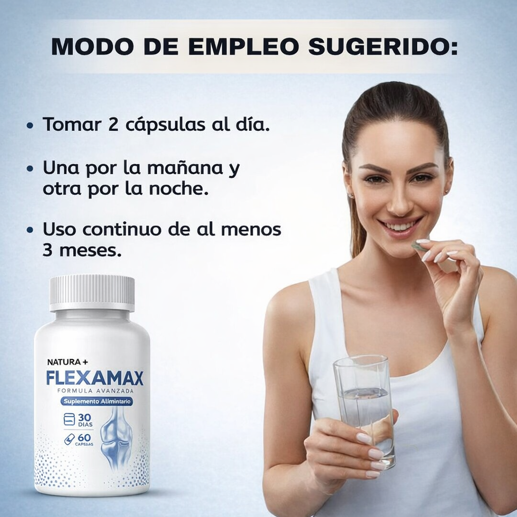 FLEXAMAX - Cápsulas que desinflaman y fortalecen las articulaciones