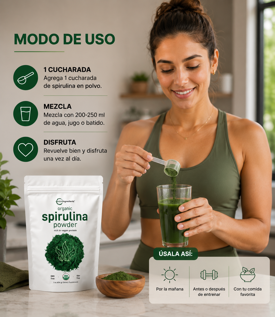 ESPIRULINA ORGÁNICA 🌿