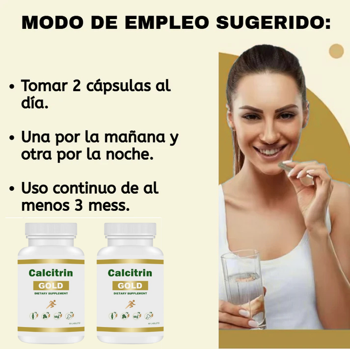 CALCITRIN GOLD - Cápsulas que desinflaman y fortalecen las articulaciones FB