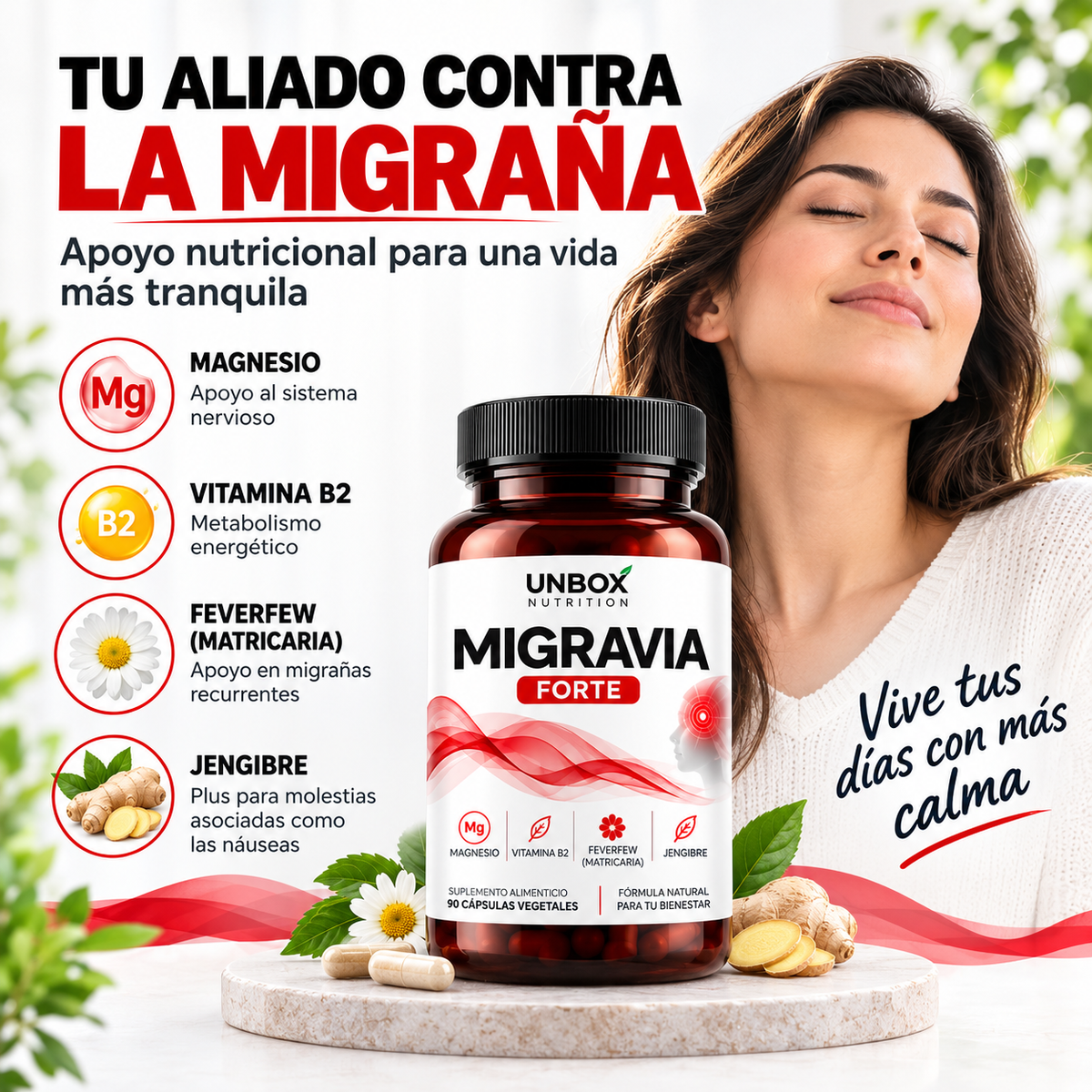 MIGRAVIA - CAPSULAS PARA LA MIGRAÑA🧠