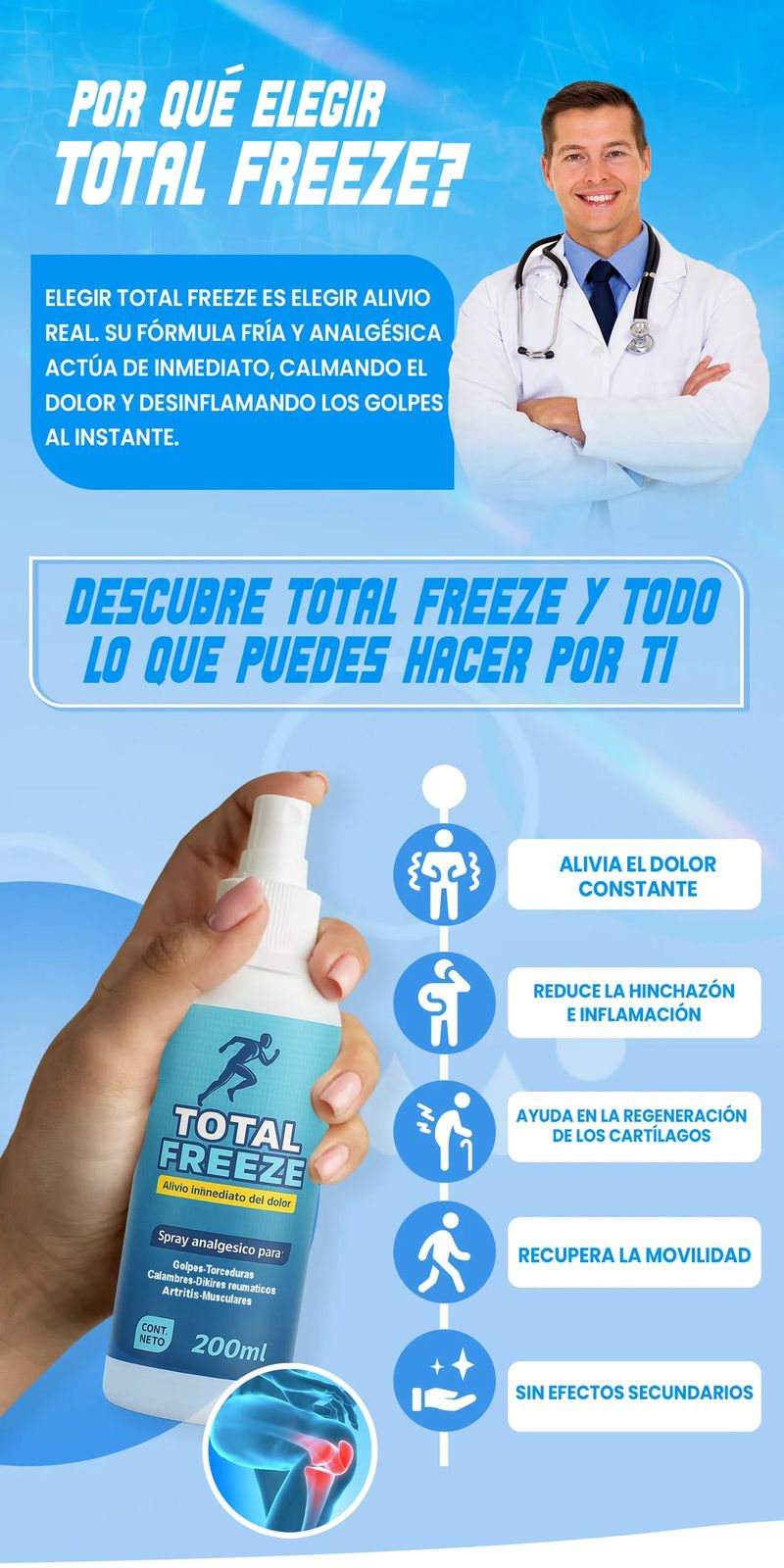 TOTAL FREEZE - Spray Analgesico