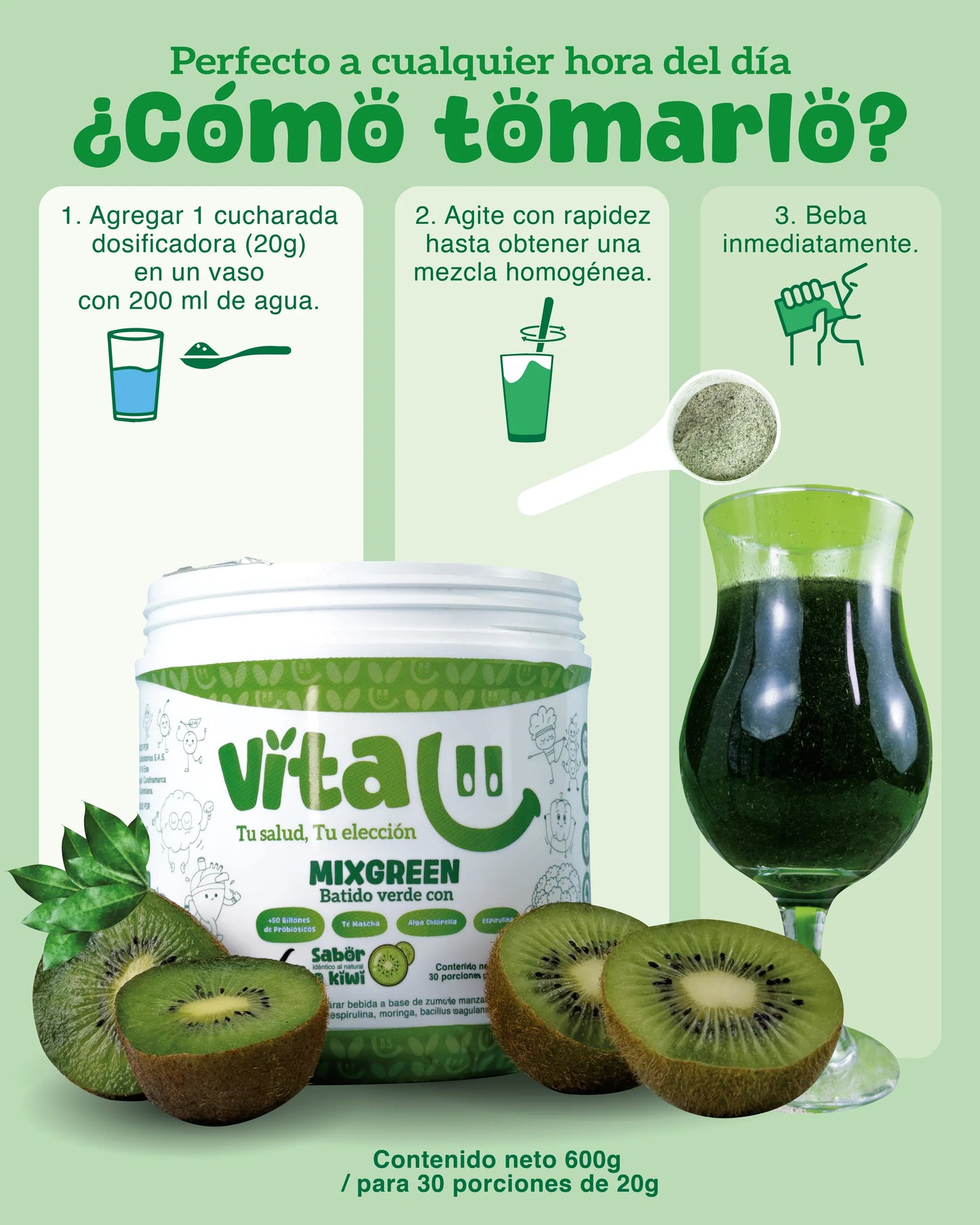 Batido Verde - Desintoxica tu cuerpo