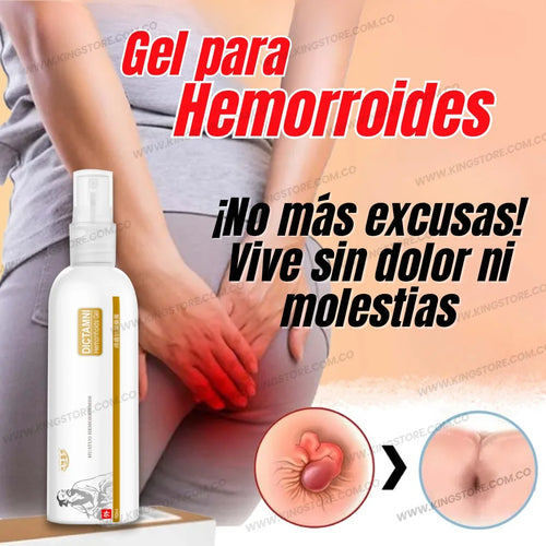 DICTAMNI GEL - Gel tópico para aliviar las molestias asociadas a las hemorroides