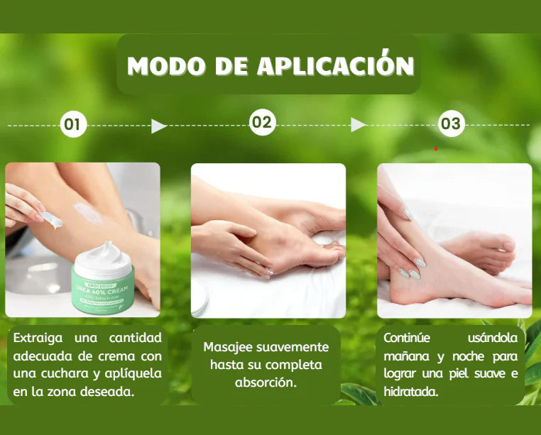 UREA CREAM - Crema hidratante para talones y planta de los pies