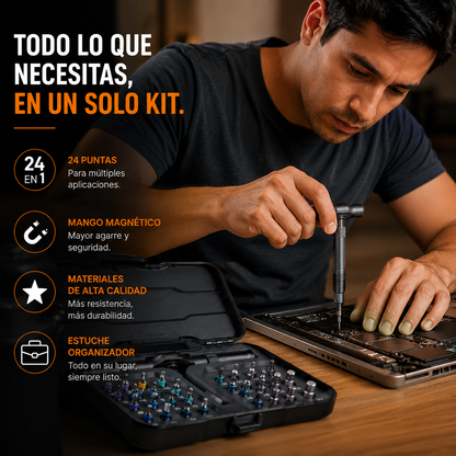 KIT DESTORNILLADOR MAGNÉTICO⚡