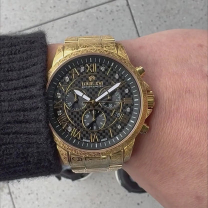 Reloj Palais Royale 1018 – Elegancia clásica con detalles de lujo y diamantes