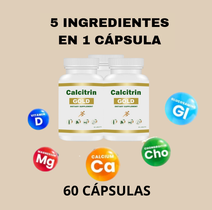 CALCITRIN GOLD - Cápsulas que desinflaman y fortalecen las articulaciones FB