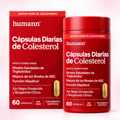 HUMANN - Capsulas que ayudan a eliminar el Colesterol malo