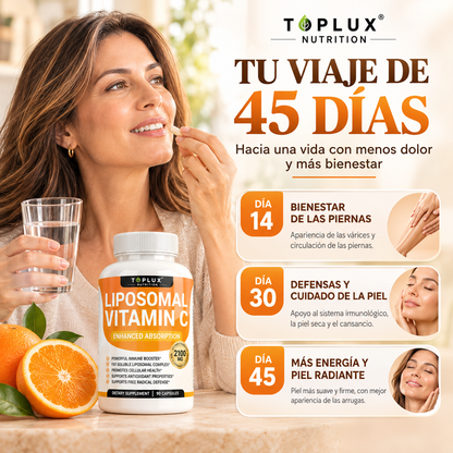 TOPLUX VITAMINA C - Suplemento antioxidante liposomal
