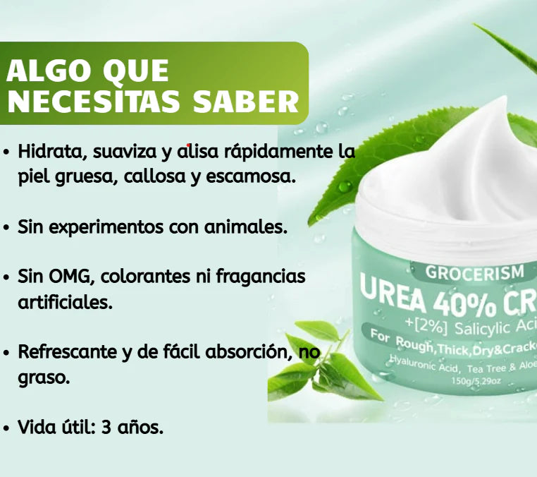 UREA CREAM - Crema hidratante para talones y planta de los pies