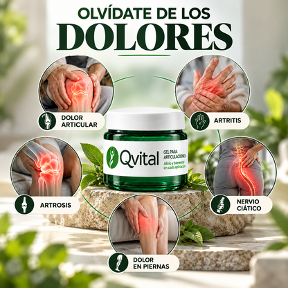 QVITAL - Gel para Artritis y Artrosis avanzada