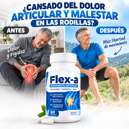 FLEXA - Cápsulas que desinflaman y fortalecen las articulaciones