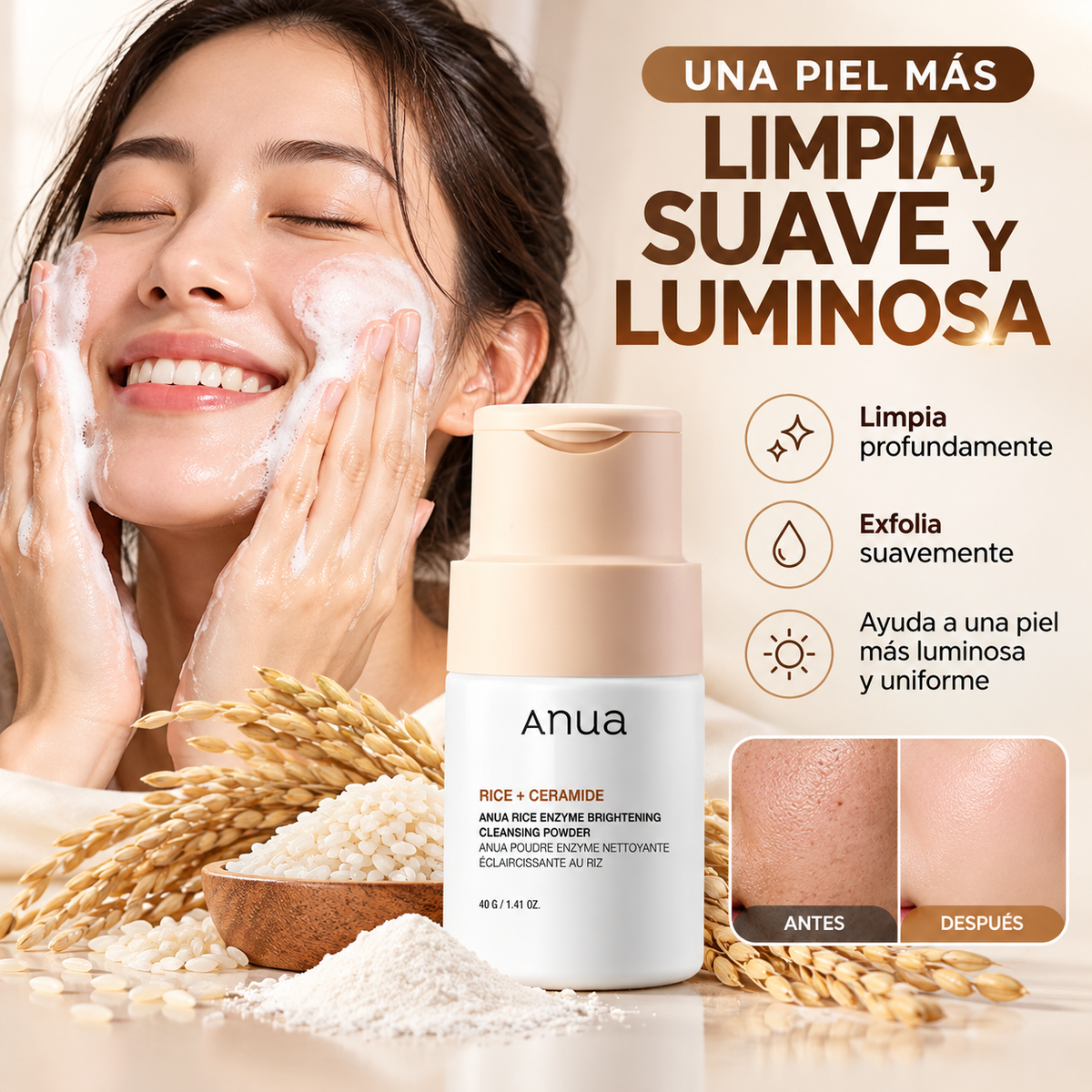 Mascarilla Bombon - El Polvo Limpiador Corenao