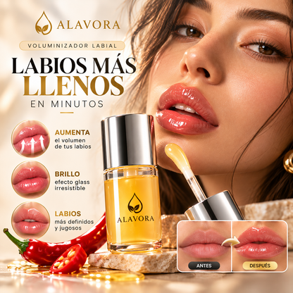 ALAVORA - Labial coreano con extracto de chili y brillo glass