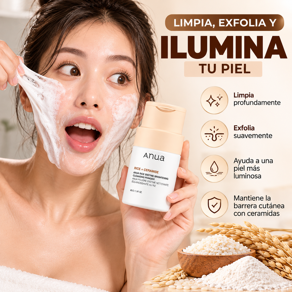 Mascarilla Bombon - El Polvo Limpiador Corenao