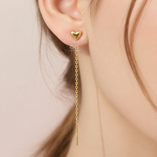 Aretes Corazón Colgante ❤️