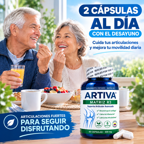 ARTIVA MATRIZ R3 - Cápsulas de soporte y cuidado articular