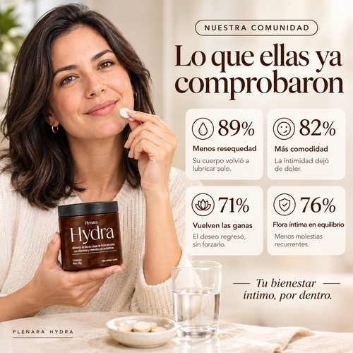 HYDRA EQUILIBRIO FEMENINO – Probióticos masticables para mujeres en la menopausia