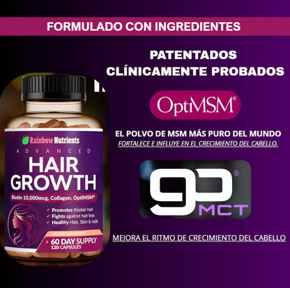 Hair Growth – Estimula el crecimiento y fortalece tu cabello naturalmente