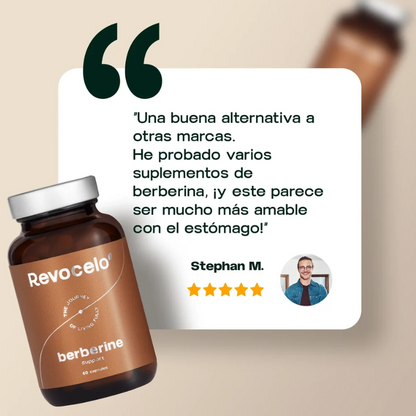 Revocelo - Fórmula liposomal con dihidroberberina, almidón resistente y picolinato