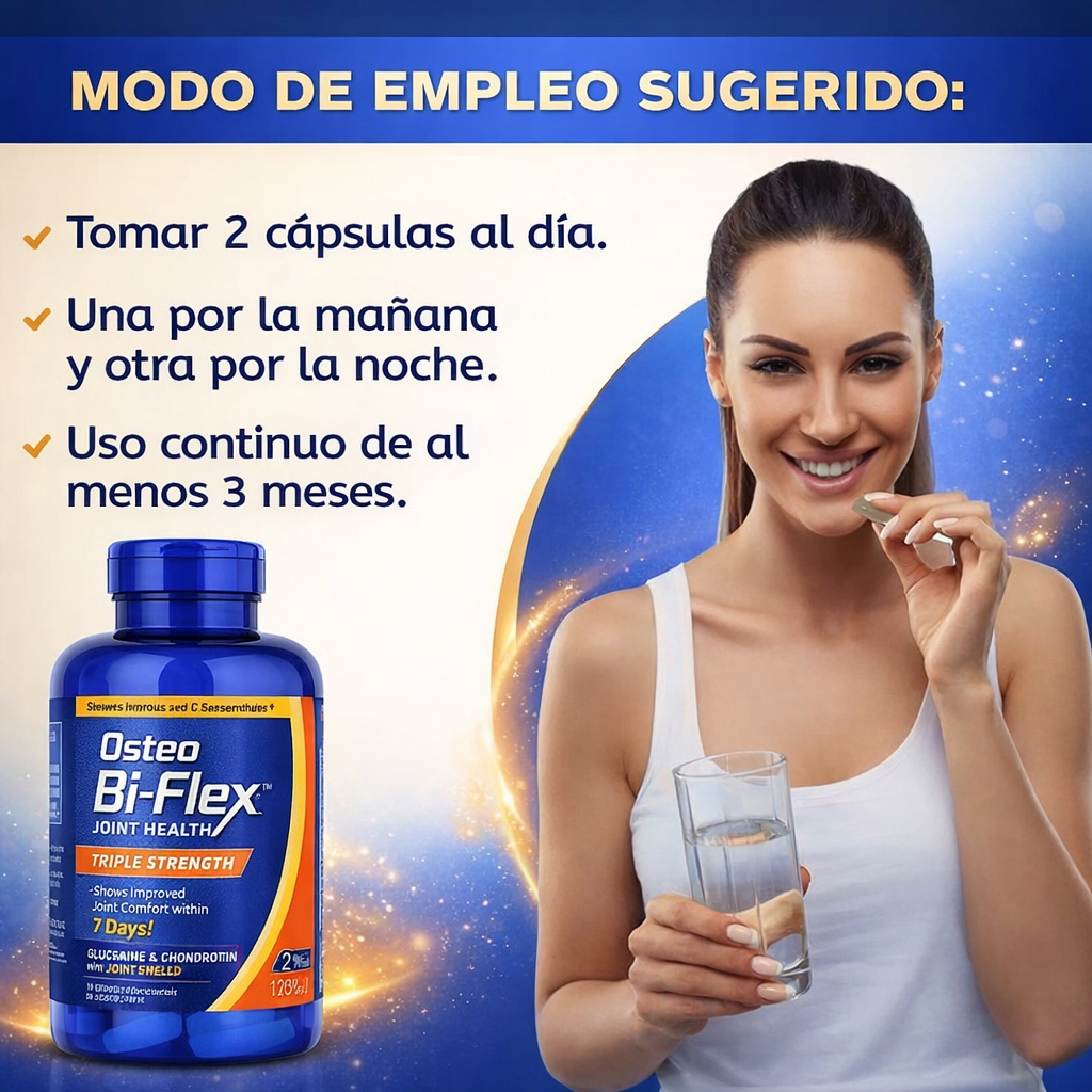 OSTEO Bi Flex - Cápsulas que desinflaman y fortalecen las articulaciones