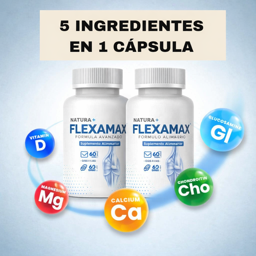 FLEXAMAX - Cápsulas que desinflaman y fortalecen las articulaciones