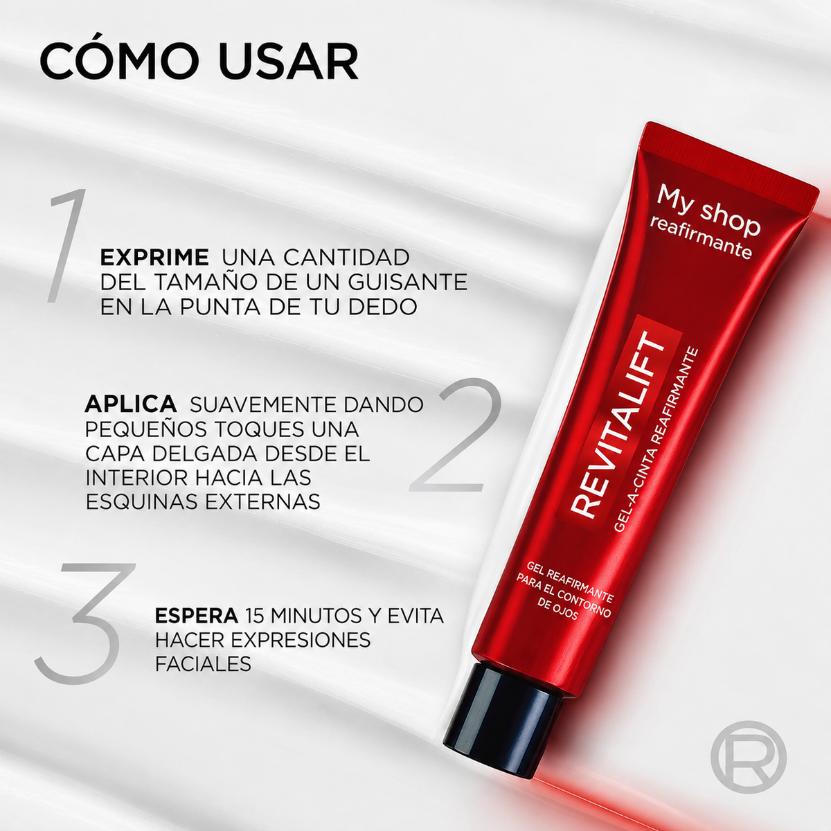 Correcto My Shop - Reafirmante instantáneo de bolsas debajo de los ojos, arrugas e hinchazón.
