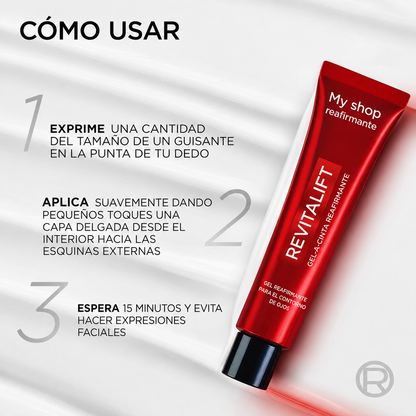 Correcto My Shop - Reafirmante instantáneo de bolsas debajo de los ojos, arrugas e hinchazón.
