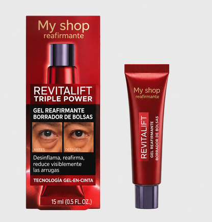 Correcto My Shop - Reafirmante instantáneo de bolsas debajo de los ojos, arrugas e hinchazón.