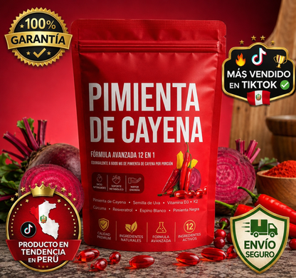 Cayenne Pepper  - Controla y disminuye la diabetes en tu cuerpo de forma natural Tiktok