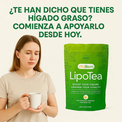 LipoTea™ | Detox 100% Orgánico para Perder peso, hinchazón al instante