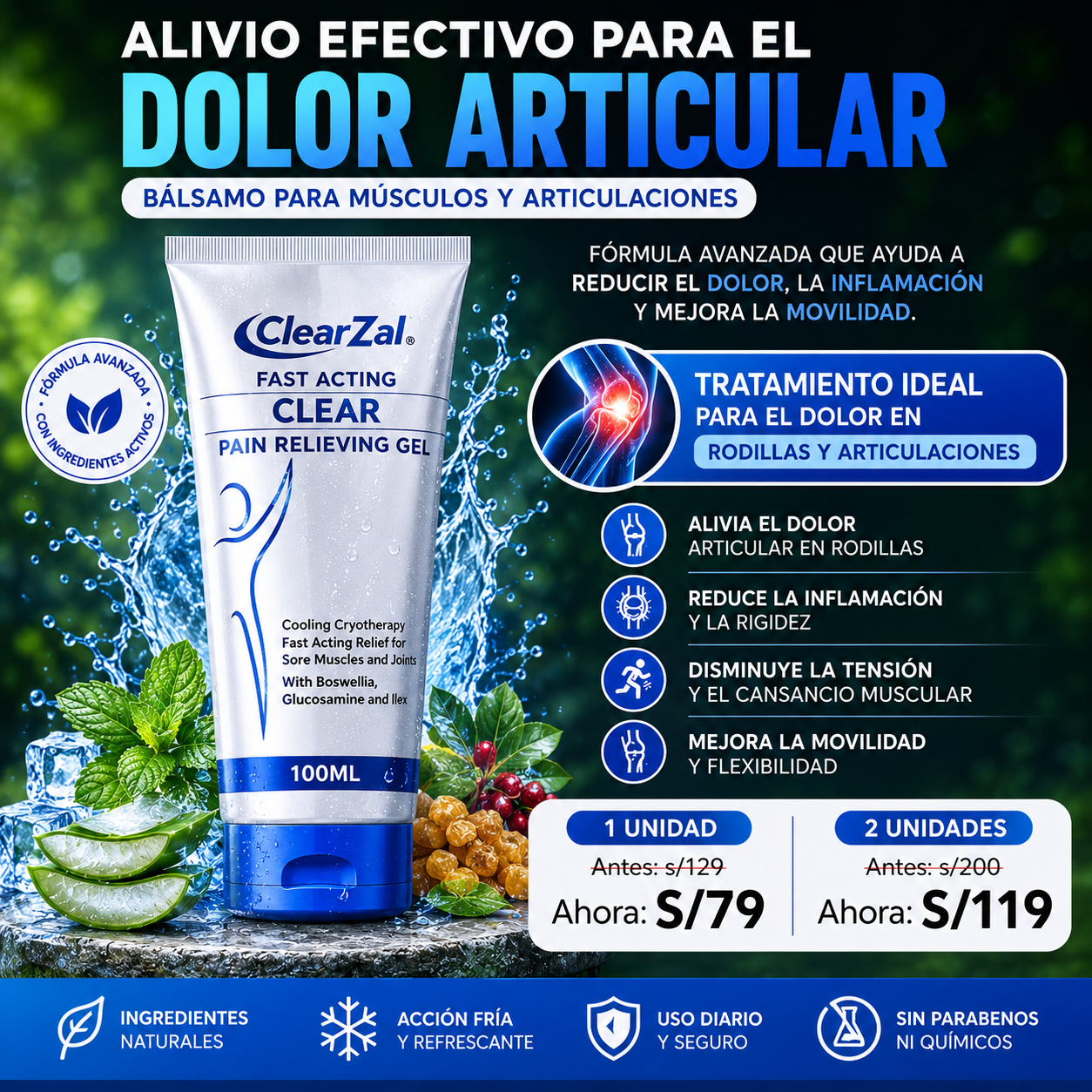 CLEAR ZAL - Bienestar para las rodillas