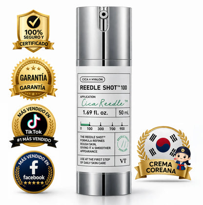Reedle Shot 100 – Sérum Coreano de Micro / Espículas para Piel Lisa, Firme y sin Poros