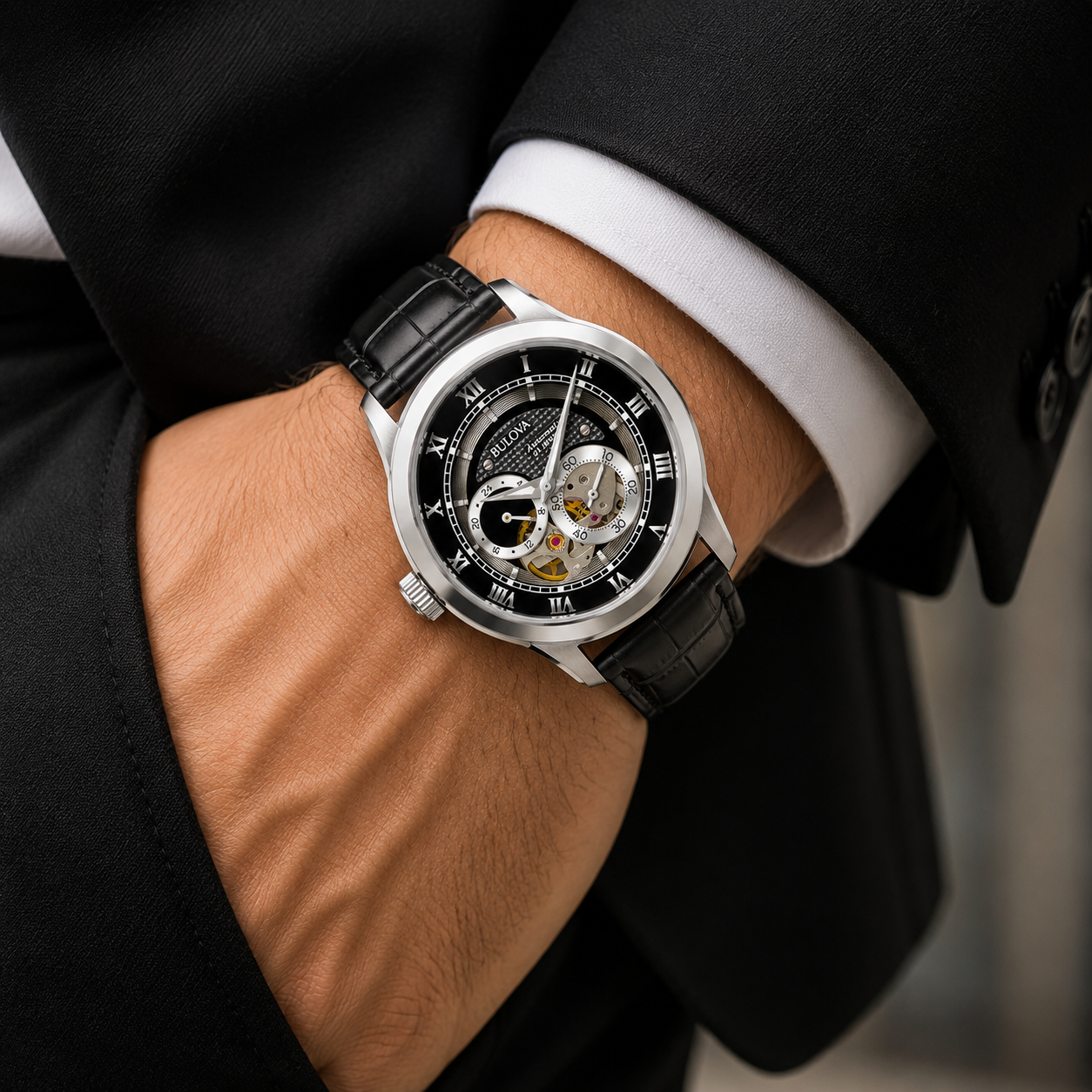 Bulova sutton – Reloj Automático Elegante para Hombre