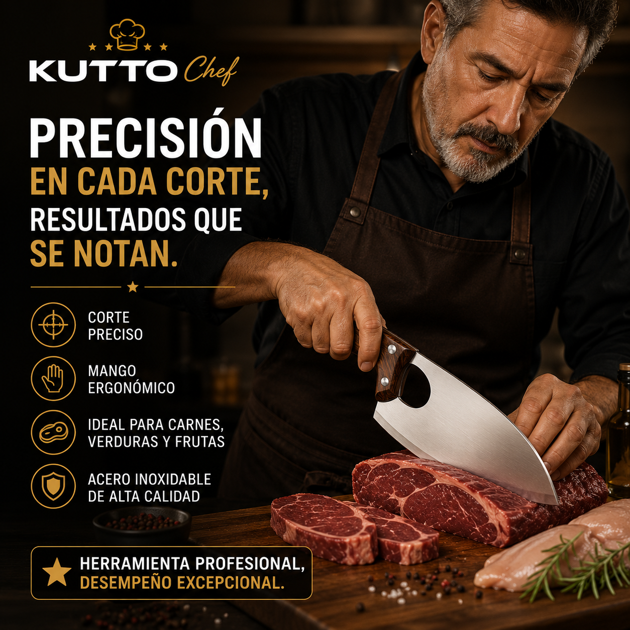 KuttoChef™ - Cortes de calidad con máxima precisión.