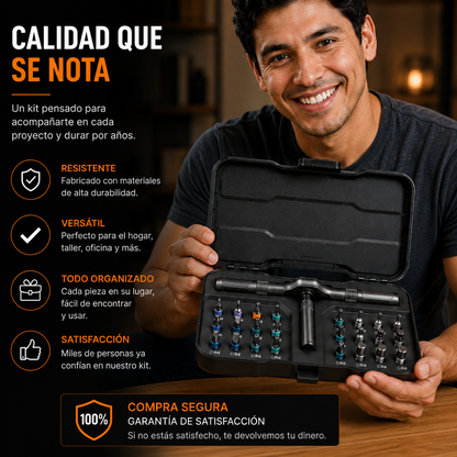 KIT DESTORNILLADOR MAGNÉTICO⚡