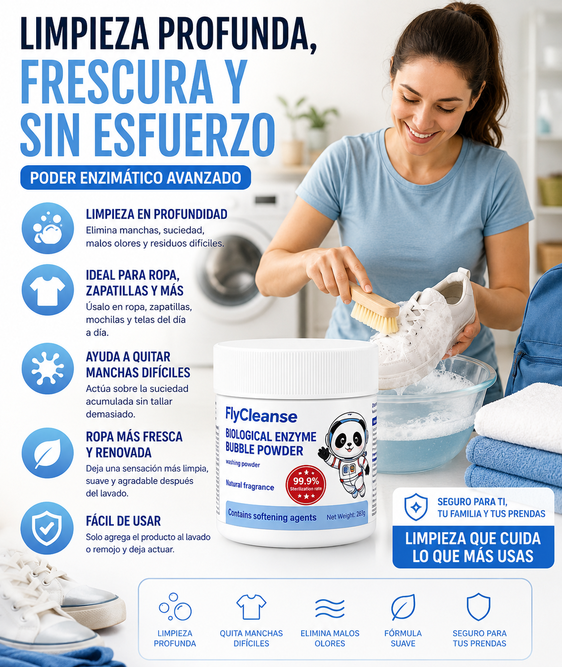FLYCLEANSE - LIMPIEZA PROFUNDA DE MANCHAS Y OLORES tiktok