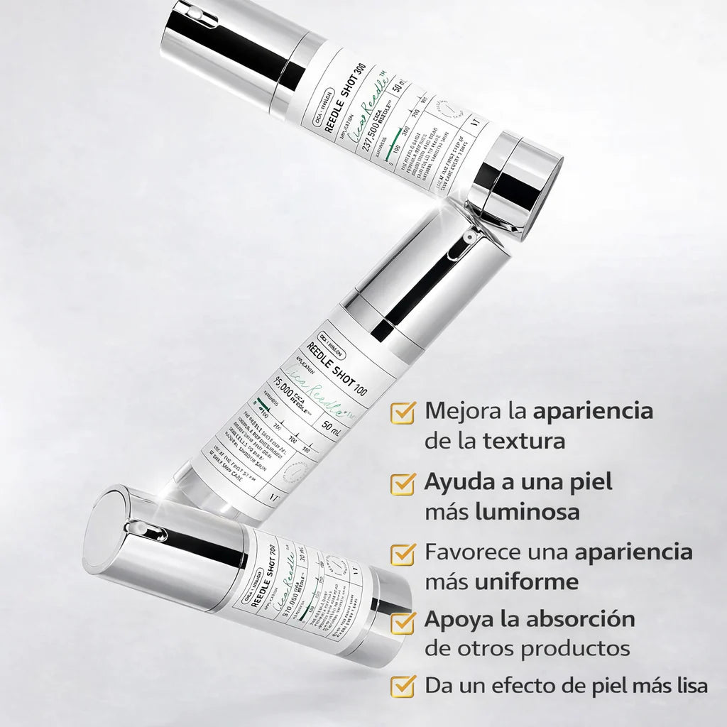 Reedle Shot 100 – Sérum Coreano de Micro / Espículas para Piel Lisa, Firme y sin Poros