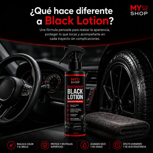 Silic lotion - Renueva y protege plásticos, vinilos y cauchos del vehículo