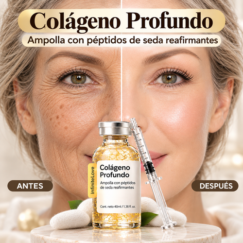 COLAGENO PROFUNDO - Ampolla facial con péptidos de seda reafirmante