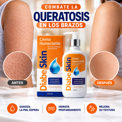 DiabeSkin - Dile adios a la Keratosis pilares / Hidrata y elimina los granitos de la piel