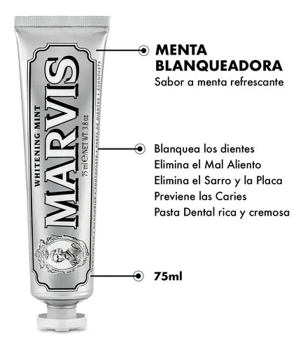 Pasta dental Marvis - Blanquea tus dientes