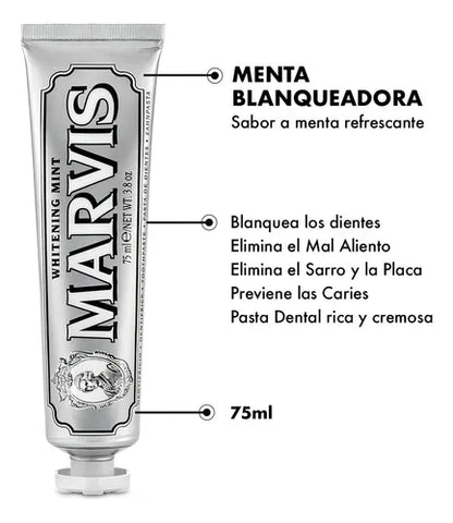 Pasta dental Marvis - Blanquea tus dientes