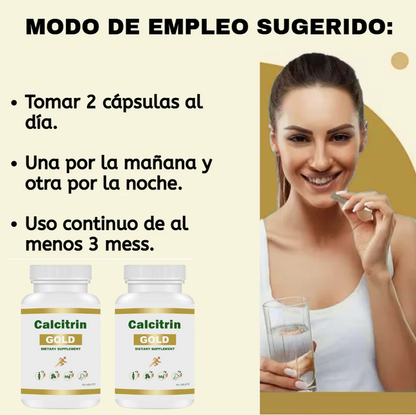 CALCITRIN GOLD - Cápsulas que desinflaman y fortalecen las articulaciones FB