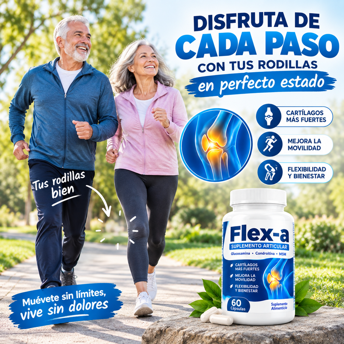 FLEXA - Cápsulas que desinflaman y fortalecen las articulaciones